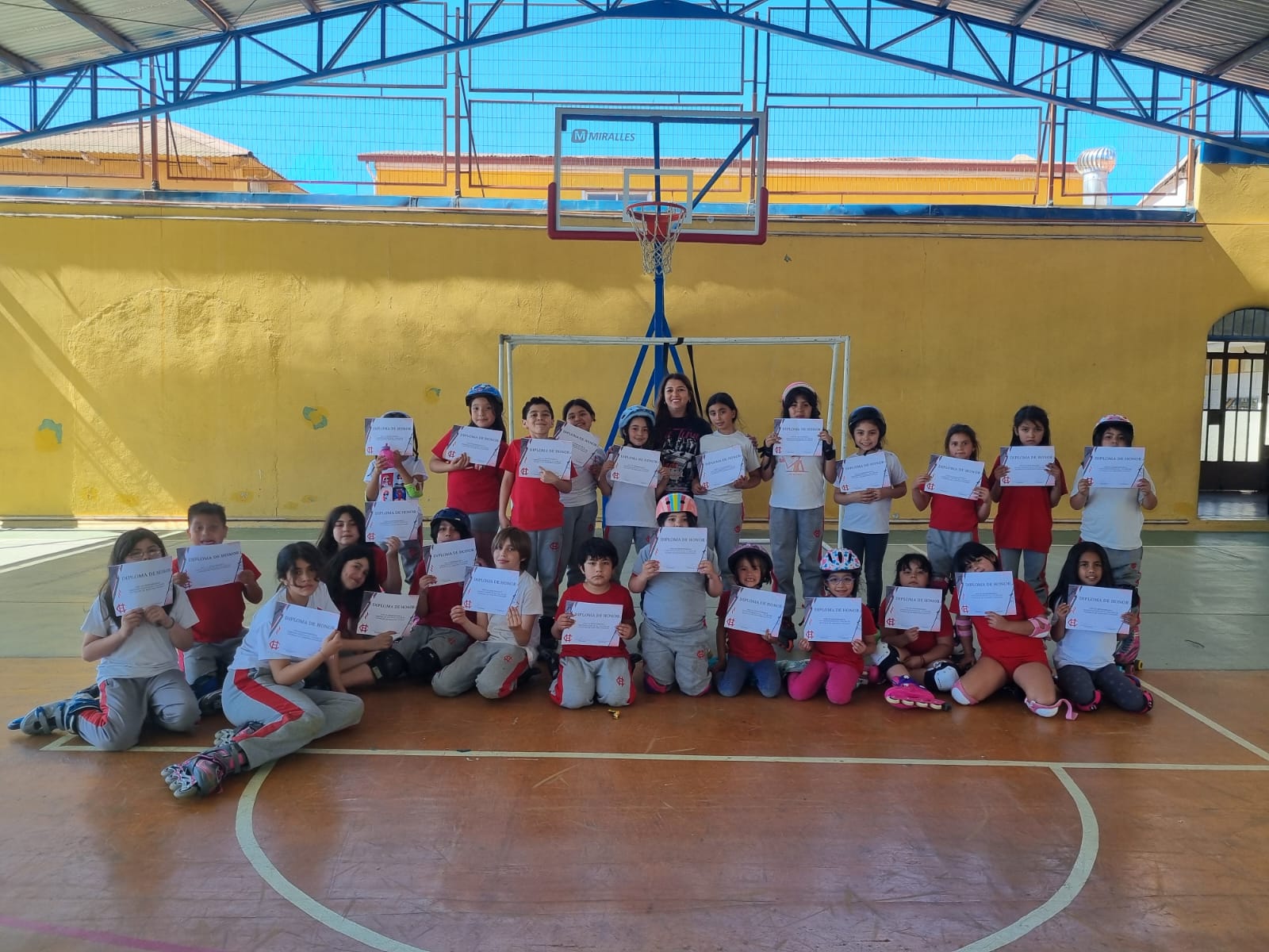 Premiación del Taller de Patinaje